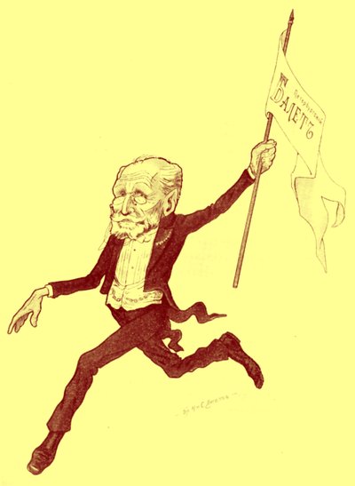 Marius Petipa Caricature by Nicolas Legat